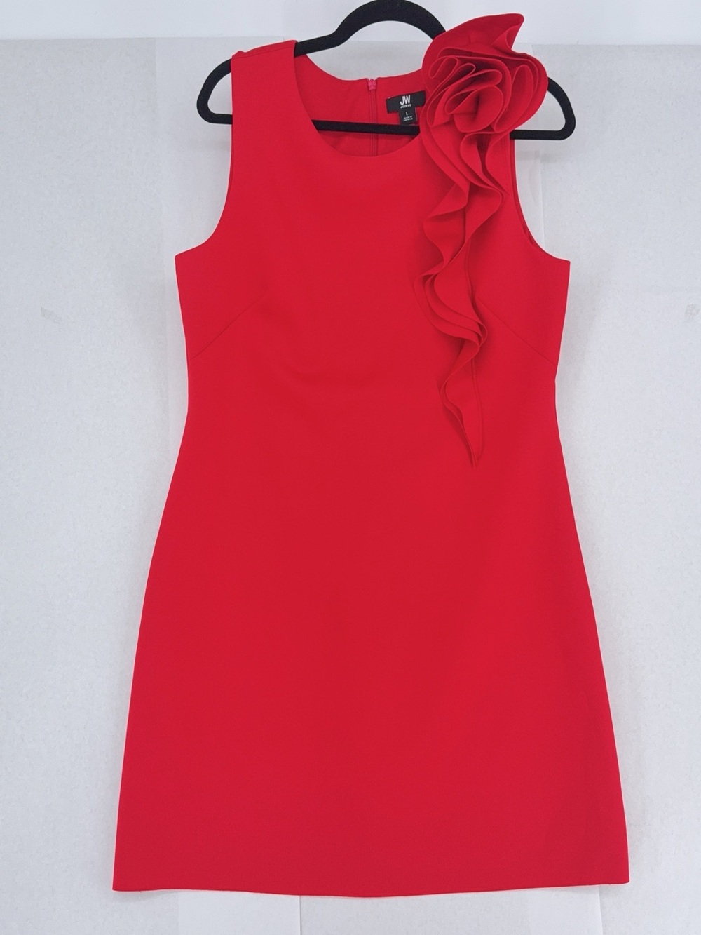 Jason Wu Red Sexy Rosette Shoulder Formal Party Dress NWOT SIZE L - Picture 2 of 8
